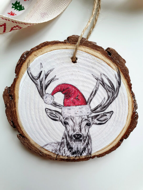 Stag Christmas decoration